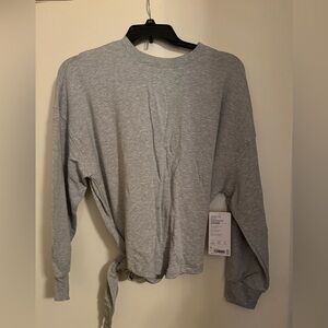 Athleta Oasis Tie Back Sweatshirt - NWT - 1X